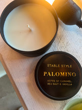 Load image into Gallery viewer, Palomino soy wax candle tin