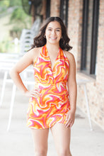 Load image into Gallery viewer, Sassy Swirl Dress Romper