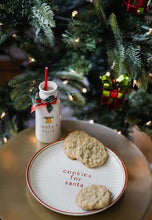 Load image into Gallery viewer, Santa Christmas Cookie Plate & Milk Jug Set