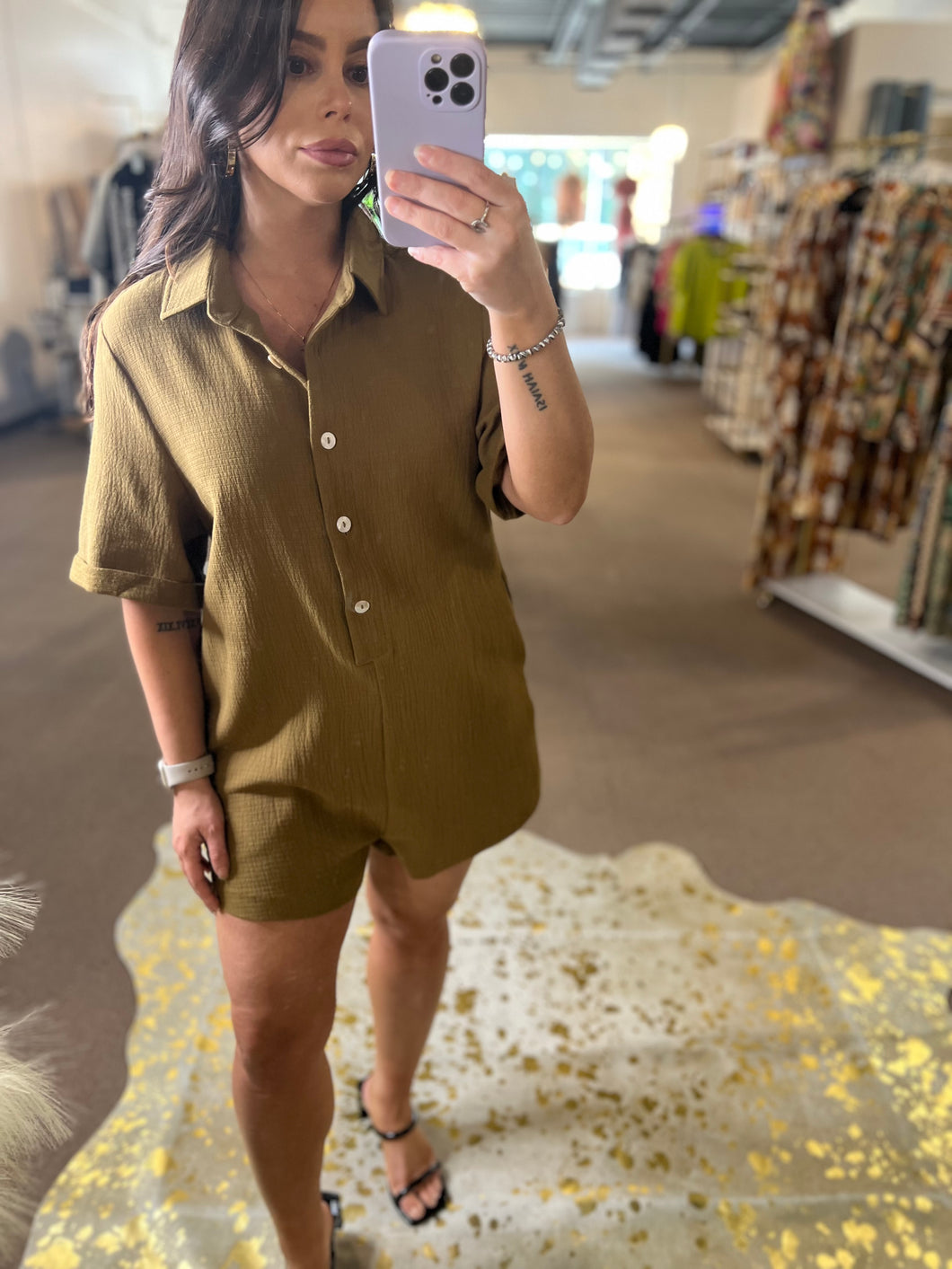 Olive You So Much Romper