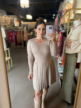 Load image into Gallery viewer, Flattery Rib Knit Pleated Dress