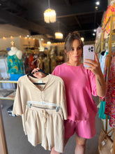 Load image into Gallery viewer, Summer Vibes 2pc Short Set Pink