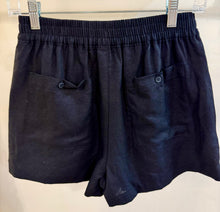 Load image into Gallery viewer, Summer Fun Linen Shorts Black