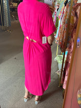 Load image into Gallery viewer, Simplicity Linen Dress Hot Pink