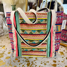 Load image into Gallery viewer, Fiesta Beaded Beach Bag