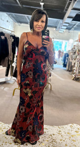 Warm Brandy Maxi Dress