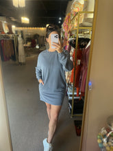 Load image into Gallery viewer, My Go To Sweatshirt Dress Navy