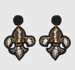 Mardi Gras Tassel Earrings
