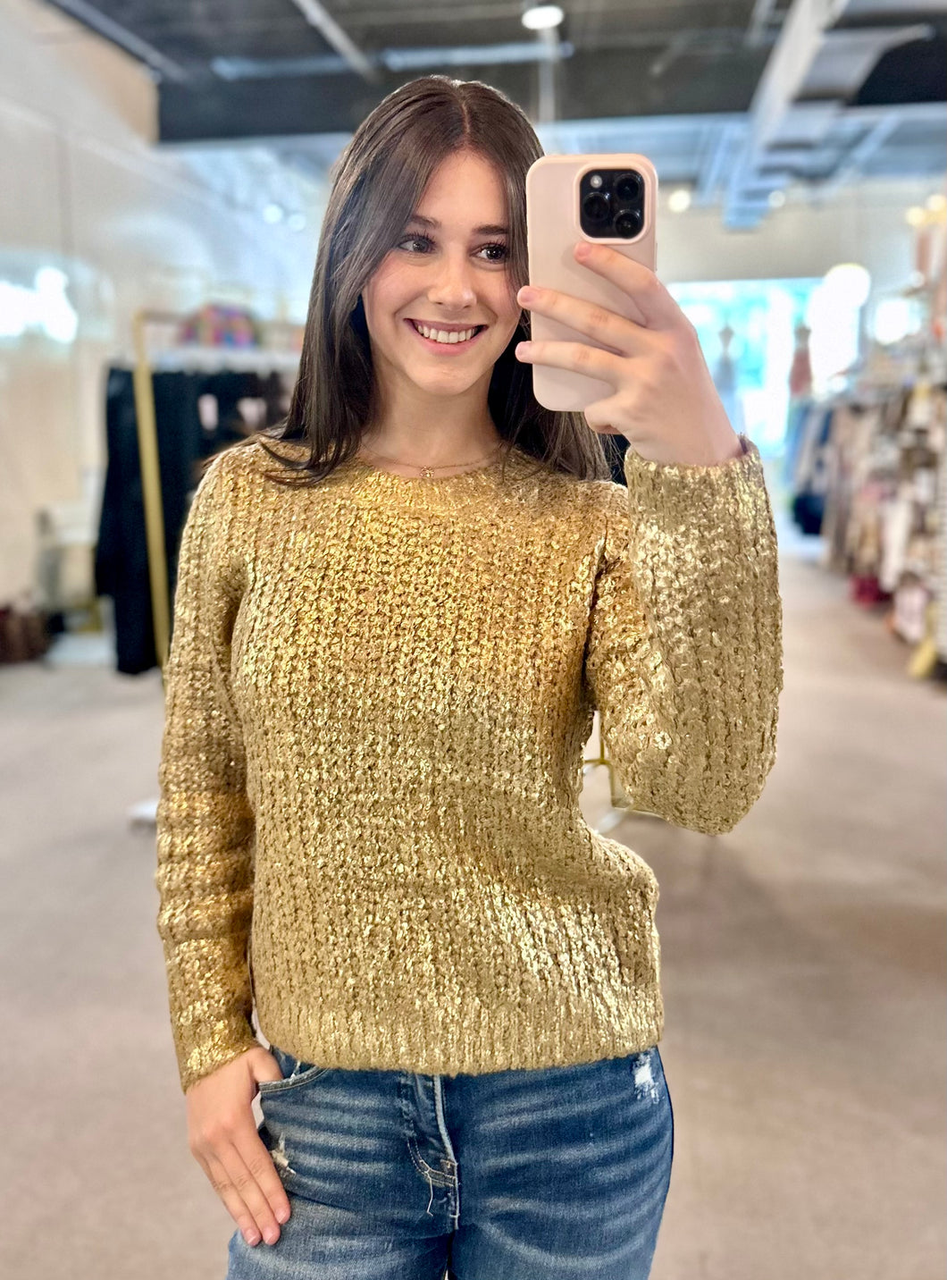 Gold Mine Sweater