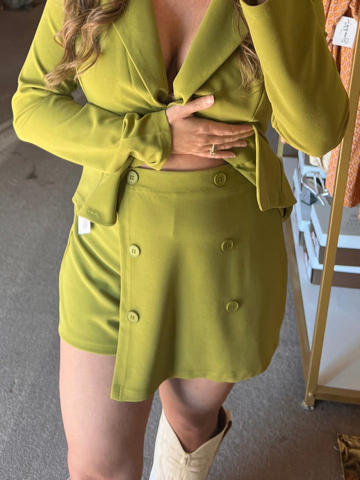 It Girl Techno Crepe Skort