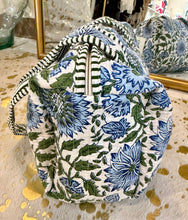 Load image into Gallery viewer, Quilted Tote Small Blue