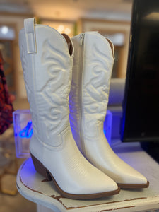 Hold My Halo White Boots