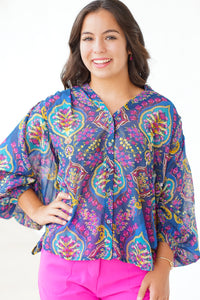 Indigo Nights Blouse