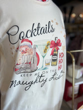 Load image into Gallery viewer, Naughty List Tee w/BLING