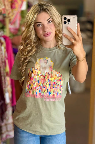 Every Knee Shall Bow Tee Khaki