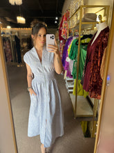 Load image into Gallery viewer, Blue Sunday Midi Dress