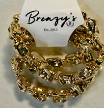 Load image into Gallery viewer, 3 Row Met. Pebble Bracelet