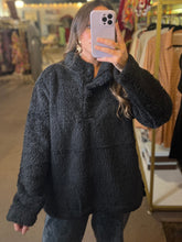 Load image into Gallery viewer, Cold Cozy Days Sherpa Jacket Black