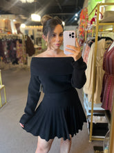 Load image into Gallery viewer, After Midnight Pleated Mini Dress