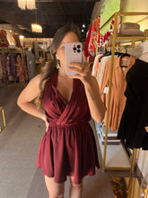 Load image into Gallery viewer, Wine &amp; Dine Me Romper