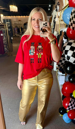 Sequin Nutcracker Top