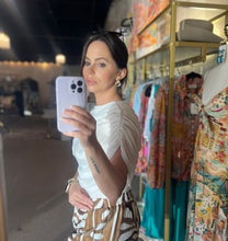 Load image into Gallery viewer, Draped In White Top