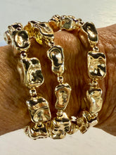 Load image into Gallery viewer, 3 Row Met. Pebble Bracelet