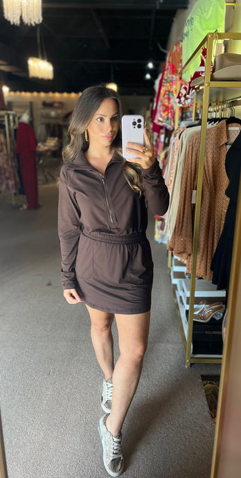 On The Go Romperskort Espresso