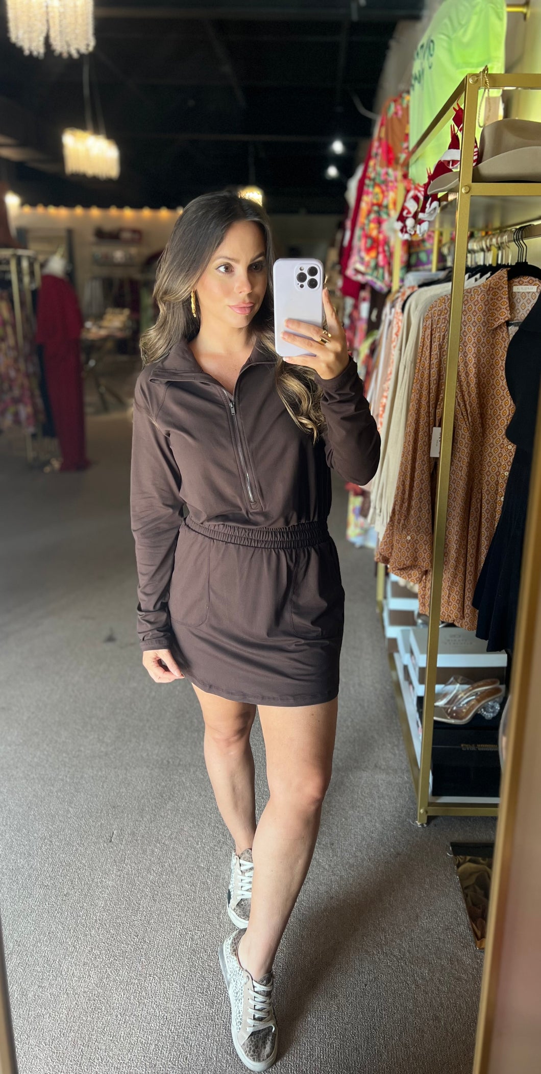 On The Go Romperskort Espresso