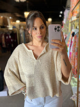 Load image into Gallery viewer, Spring Fling Sweater Oatmeal