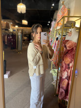 Load image into Gallery viewer, Spring Fling Sweater Oatmeal