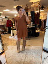 Load image into Gallery viewer, Roasted Chestnut Sweater Dress