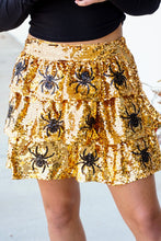Load image into Gallery viewer, Little Miss Muffet spider skirt