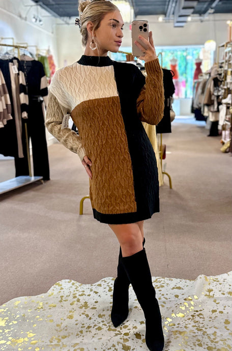 Cuddle Weather Sweater Dress