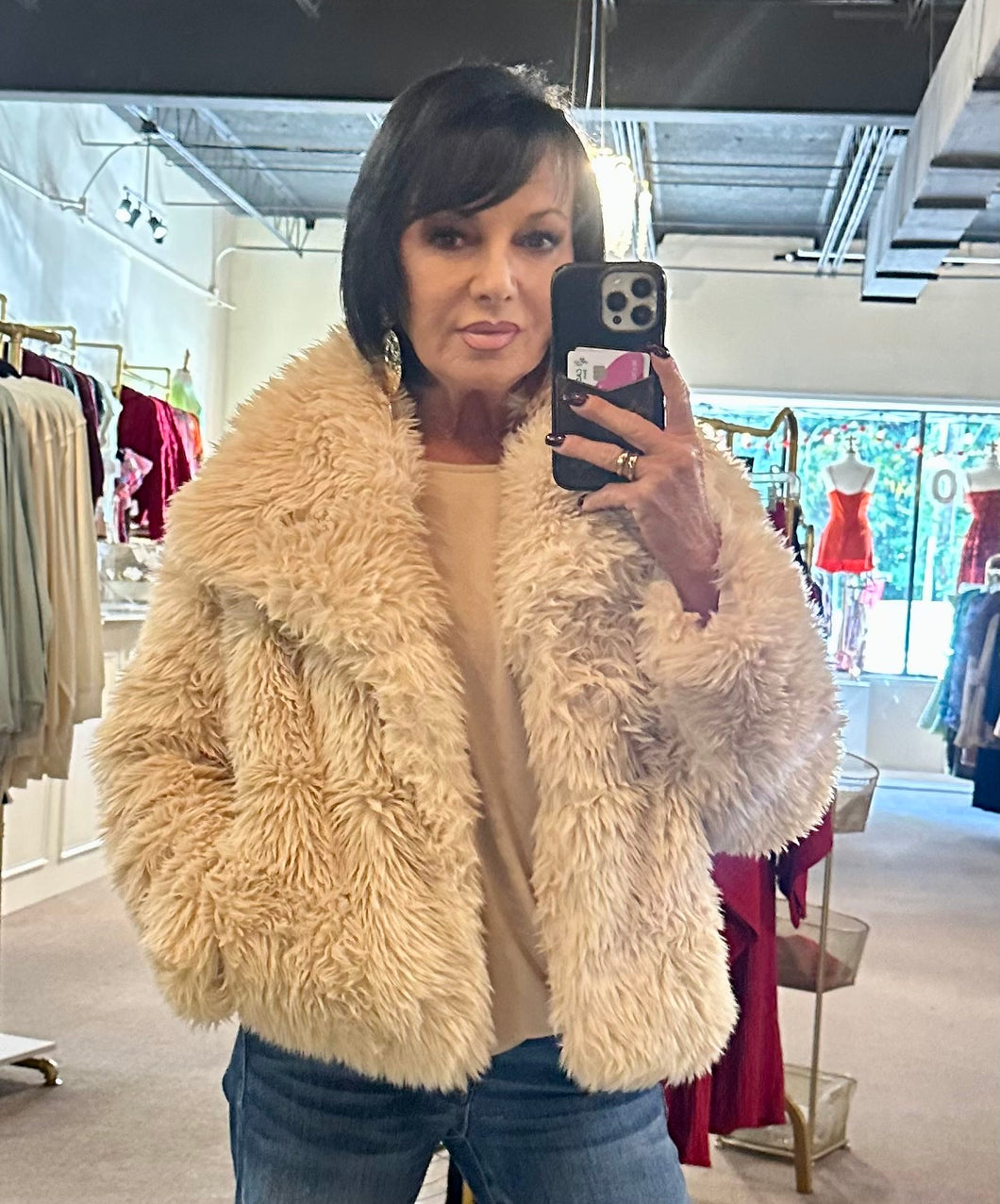 Blondie Faux Fur Coat