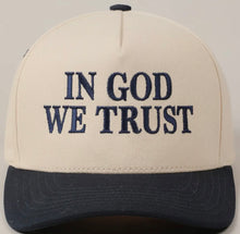 Load image into Gallery viewer, In God We Trust Hat