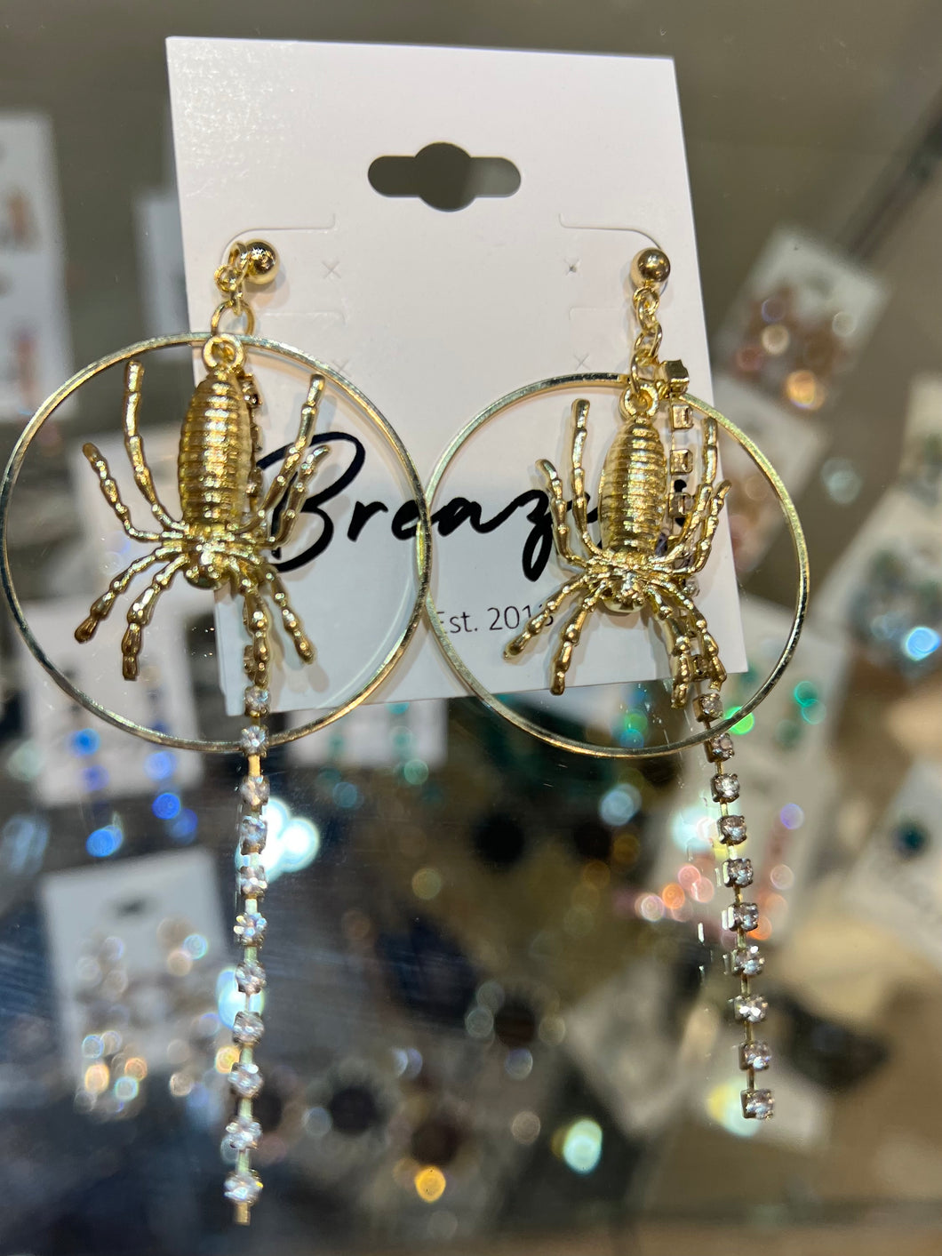 Creepy Crawly Spider Earrings