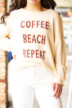 Load image into Gallery viewer, Coffee Beach Repeat Sweater