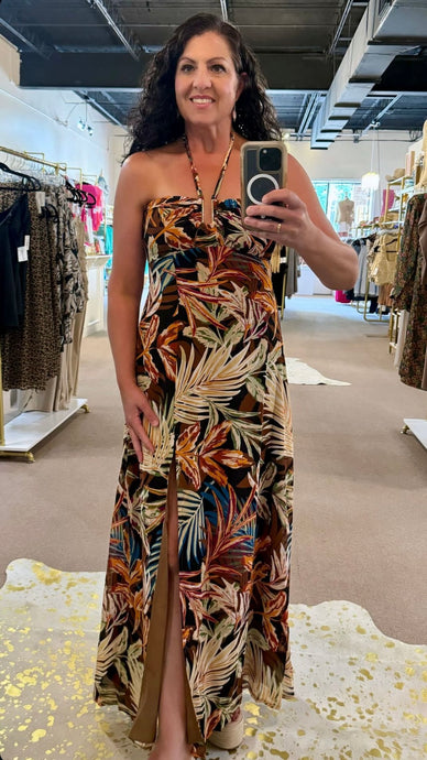 Vintage Palms Maxi Dress