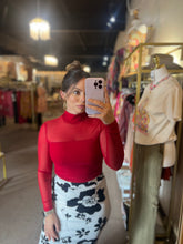 Load image into Gallery viewer, Sexy &amp; Sheer Top Red