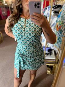 Blue Dahlia Dress/Romper