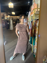 Load image into Gallery viewer, Chocolate Sunday Midi Dress