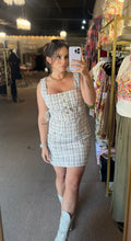 Load image into Gallery viewer, Make A Statement Tweed Dress