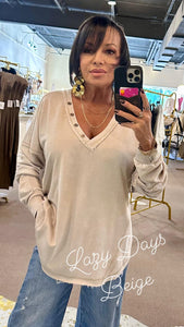 Lazy Days Oversized Top