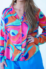 Load image into Gallery viewer, Retro Multi Blouse