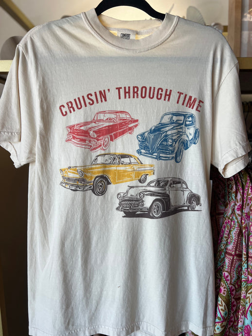 Nostalgic Cruisers Tee Ivory