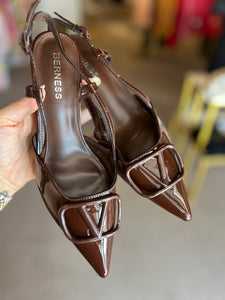 Glam Pointed Kitten Heel