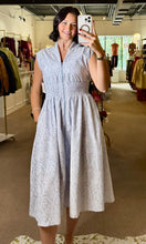 Load image into Gallery viewer, Blue Sunday Midi Dress