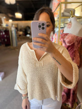 Load image into Gallery viewer, Spring Fling Sweater Oatmeal