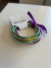 Load image into Gallery viewer, Mardi Gras Jelly Bracelets